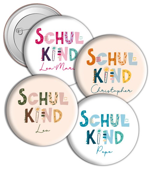 Dein Button "Schulkind" - Wunschname