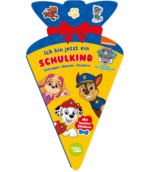 PAW Patrol - Ich bin jetzt ein Schulkind! Eintragen, Rätseln, Stickern