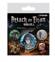Button-Set "Attack on Titan" - Season 4 - 5-teilig