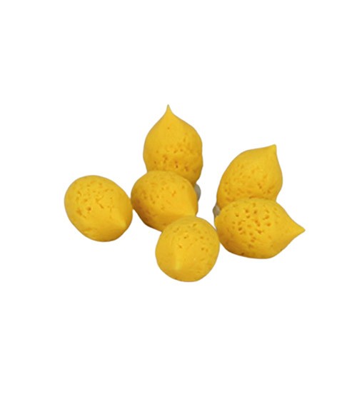 Zitronen aus Kunststoff - 1:12 - 6 Stück
