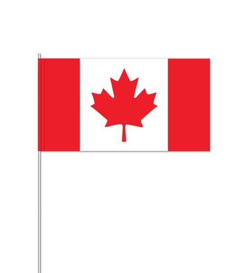 Papierflaggen "Kanada" - 10 Stück