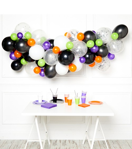 DIY Ballongirlande "Halloween" - 70-teilig