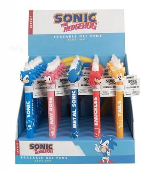 Gelstift "Sonic - The Hedgehog" - radierbar - sortiert