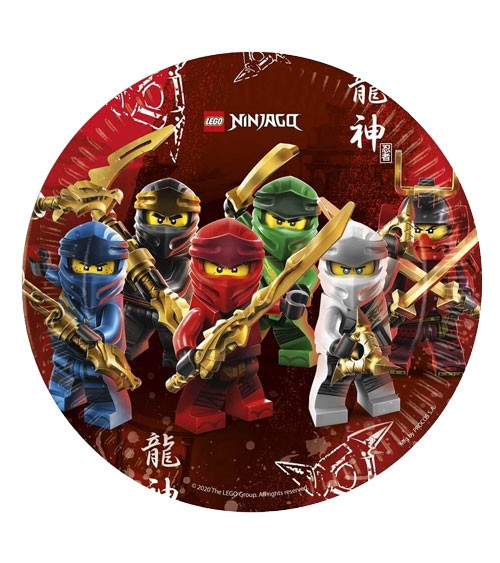 Pappteller "Lego Ninjago" - 8 Stück