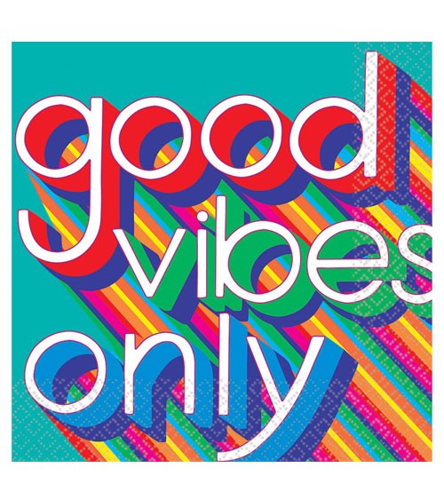 Servietten "Good Vibes Only" - 16 Stück