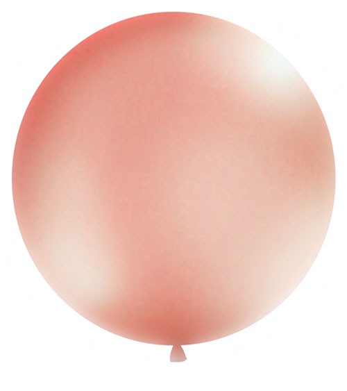 Riesenballon - rosegold metallic - 1 m