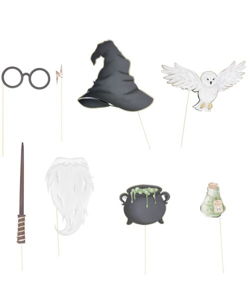 Photobooth-Set "Zauberlehrling" - 8-teilig