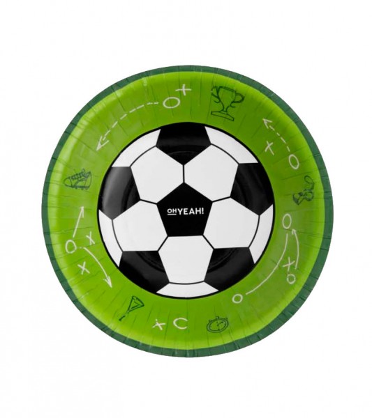 Schälchen "Fußball" aus Papier - 6 Stück