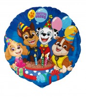 Folienballon "Paw Patrol Party" - 45 cm