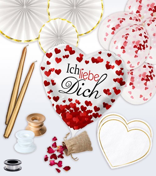 Deko-Set "Love You" - 43-teilig
