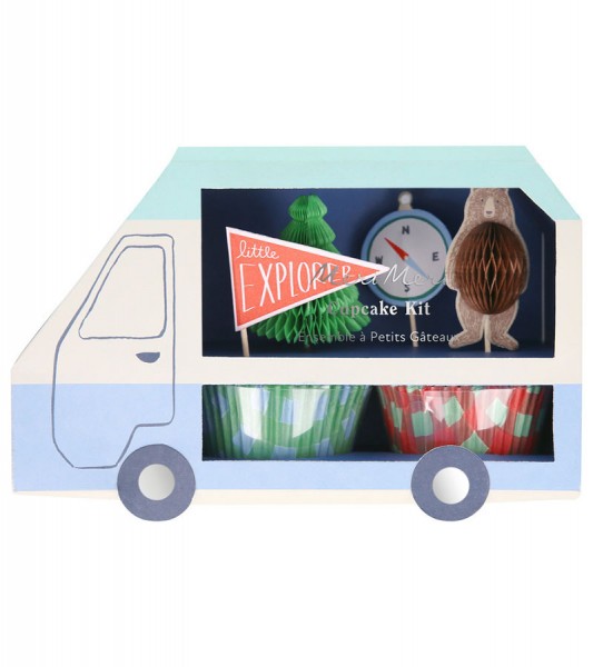 Cupcake-Kit "Camping Adventure" - 48-teilig