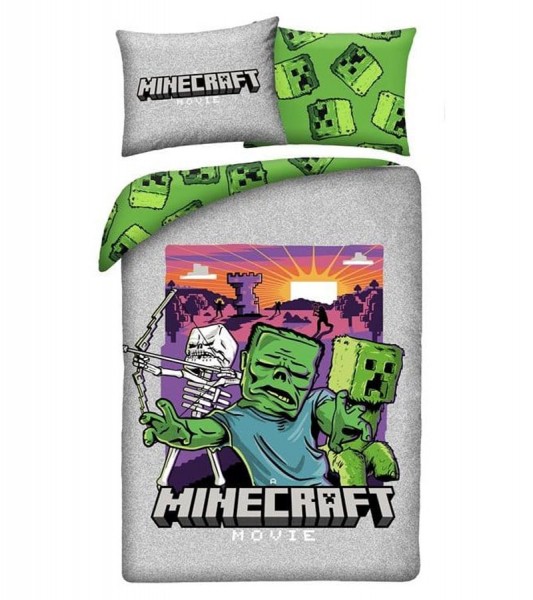 Bettwäsche "Minecraft" - Movie - 140 x 200 cm / 70 x 90 cm