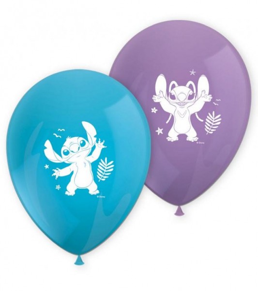 Luftballon-Set "Stitch & Angel" - 8-teilig
