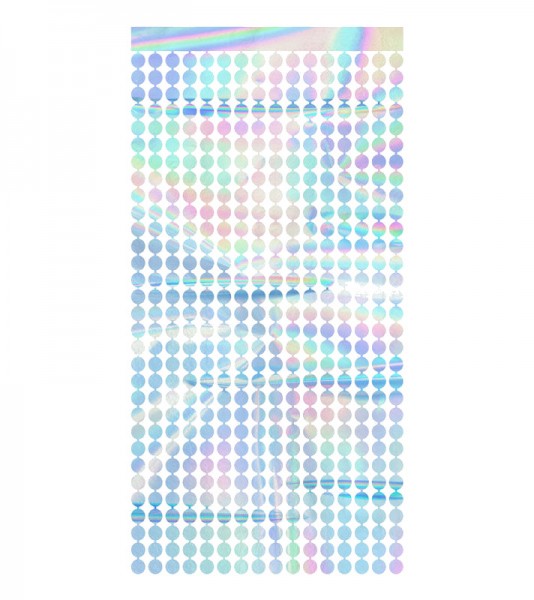 Deko-Vorhang "Kreise" - irisierend - 1 x 2 m