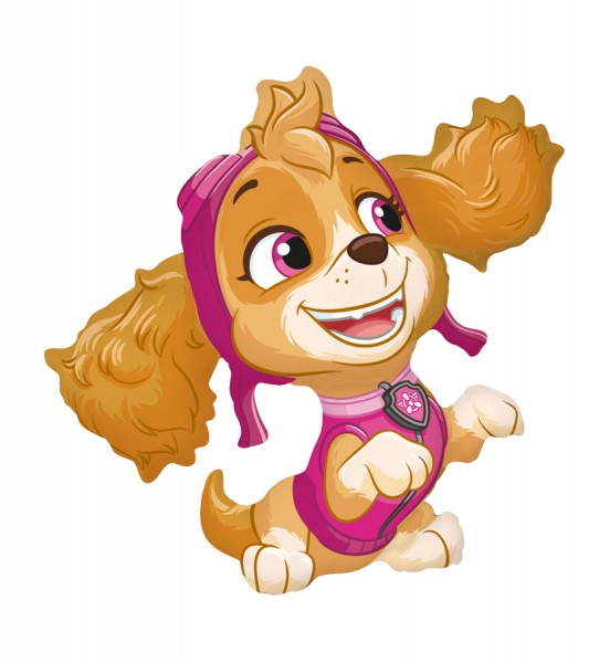 Supershape-Folienballon "Paw Patrol Skye" - 71 x 78 cm