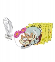 Partymasken aus Papier "SpongeBob" - 6 Stück