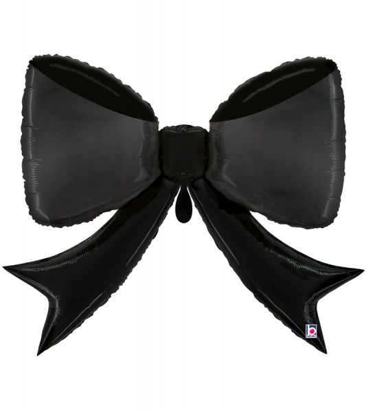 XXL-Folienballon "Schwarze Schleife" - 111 cm
