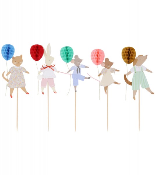 Cake-Topper "Animal Friends" - 5-teilig