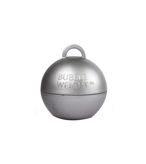 Ballon-Gewichte "Bubble" - silber - 25 Stück
