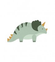Triceratops-Servietten - 12 Stück