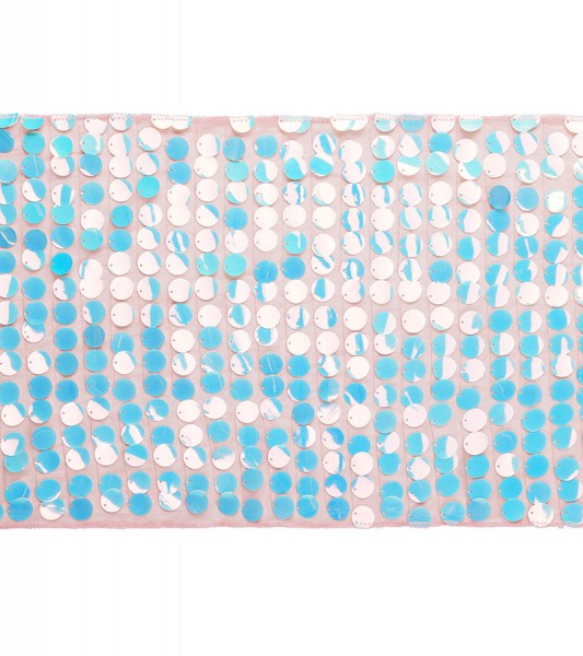 Pailletten-Tischläufer - irisierend - 30 x 213 cm