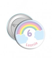 Dein Button „Rainbow“ - Wunschtext