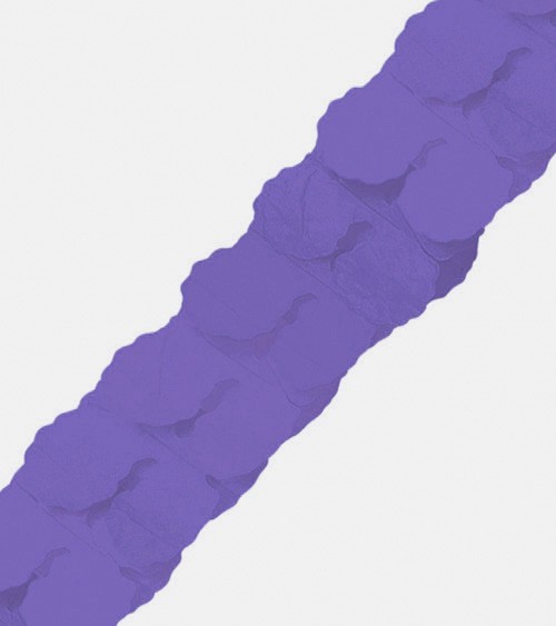 Papiergirlande - 3,65 m - lavendel