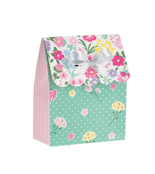 Geschenkboxen "Floral Party" - 12 Stück