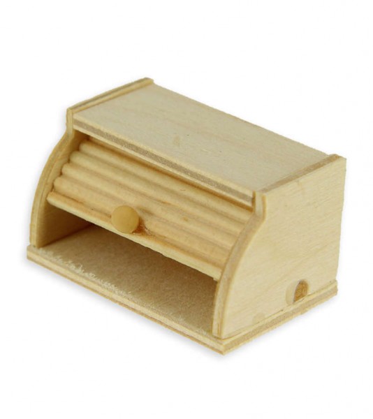 Brotkasten aus Holz - 4,3 x 2,4 x 2,6 cm