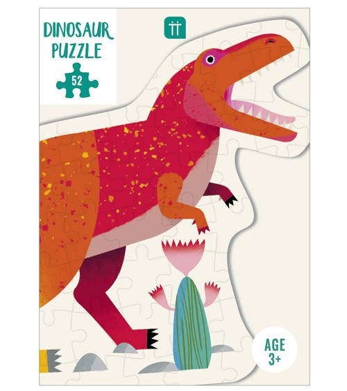 Dinosaurier-Puzzle "Tyrannosaurus Rex" - 52 Teile - 42 x 27 cm