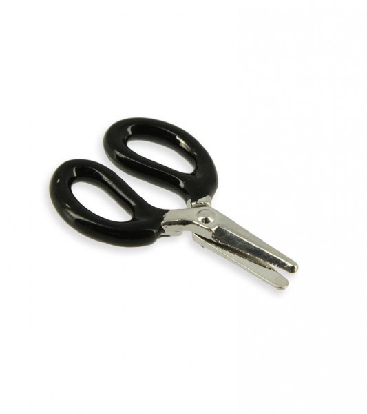 Schere - schwarz, silber - 2,2 cm