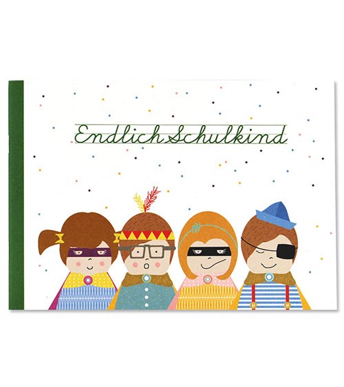 Einschulungs-Album "Endlich Schulkind" - 20 Seiten - 21 x 14,6 cm