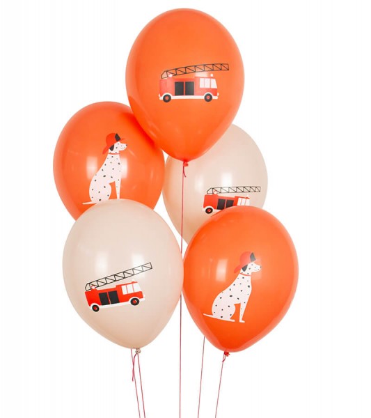 Luftballon-Set "Firefighter" - 5-teilig