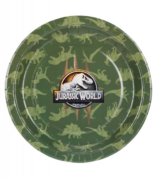 Pappteller "Jurassic World" - 6 Stück