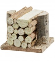 Holzstoß - 4 x 3 cm