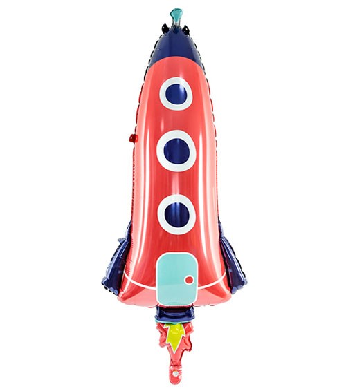 Supershape-Folienballon "Rakete " - 44 x 115 cm