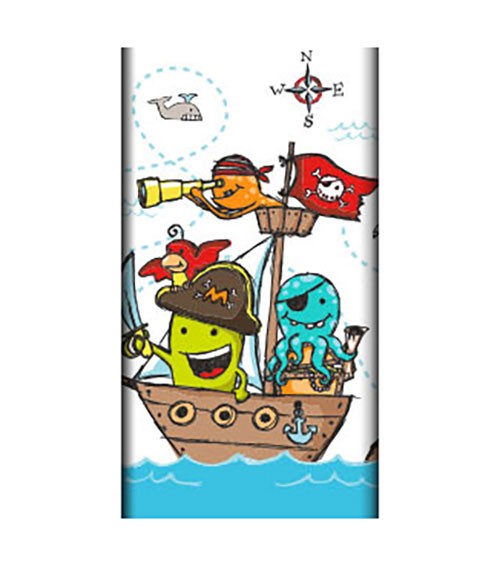 Papier-Tischdecke "Pirate Crew" - 120 x 180 cm