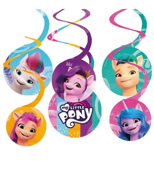 Spiralgirlanden "My Little Pony" - 6-teilig