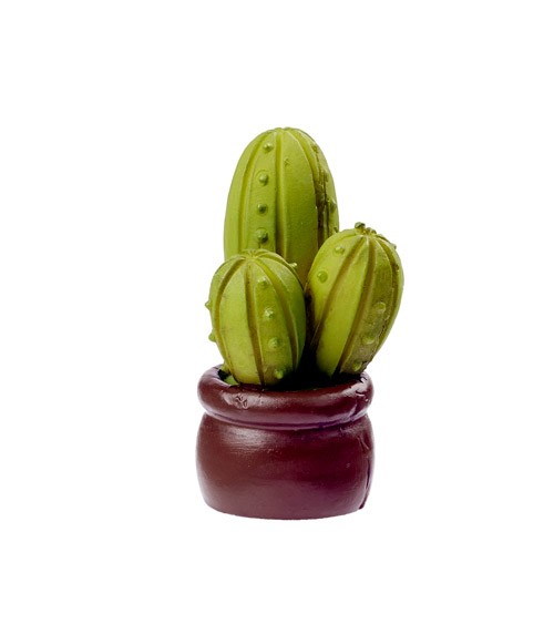 Mini Kaktus im Topf aus Polyresin - 4 cm