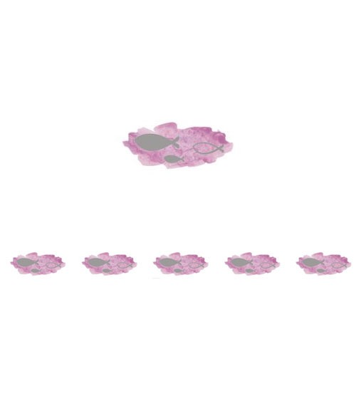 Washi Tape "Fische" mit Foliendruck - rosa - 10 m
