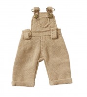 Latzhose - beige - 4 x 8,5 cm