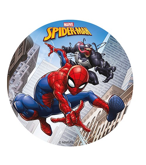 Essbarer Tortenaufleger "Spider-Man" - 15,5 cm