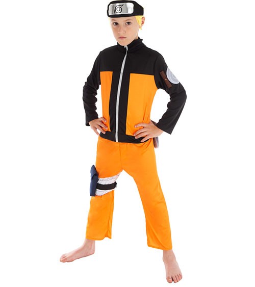 Kinderkostüm "Naruto" - Jacke, Hose, Stirnband