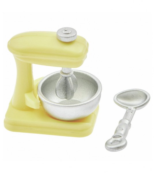 Miniatur Küchenmaschine - 2,7 x 3 cm - 3-teilig