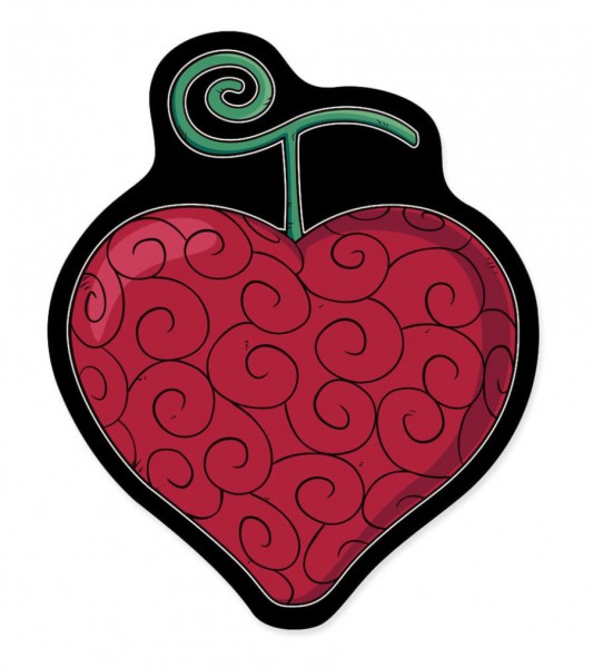 One Piece Kissen "Op-Op Frucht" - 35 cm