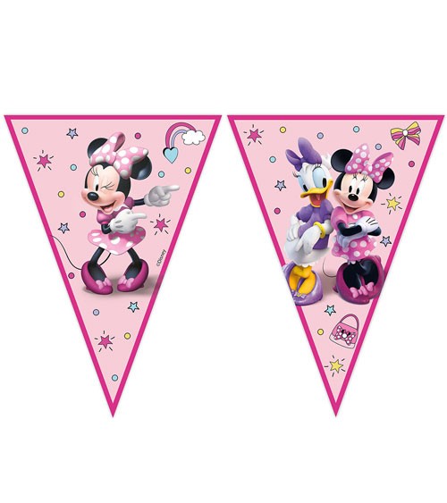 Wimpelgirlande aus Papier "Minnie Junior" - 2,3 m