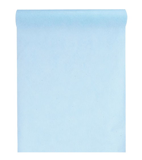 Tischläufer aus Vlies - pastellblau - 30 cm x 10 m