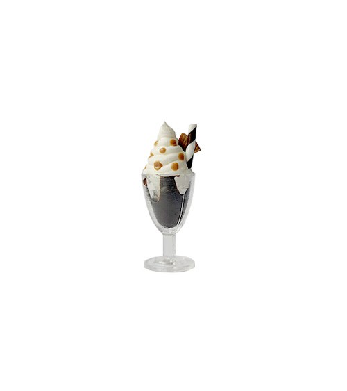 Mini Schokoladen-Eisbecher - 3,3 cm