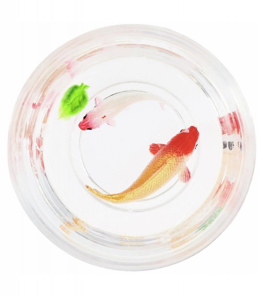 Miniatur Fischglas - 4 x 2 cm