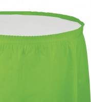 Tischverkleidung - fresh lime - 4,26 m